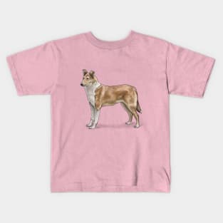 The Sable Smooth Collie Dog Kids T-Shirt